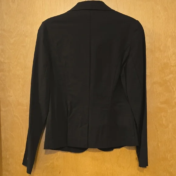 Mixit Black Women's Blazer with Zipper Accents - Picture 3 of 5